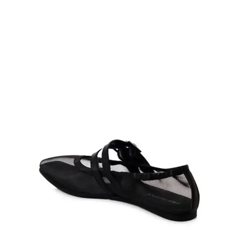 Free People™ Women's  Gemini Ballet Flats in Black - Picture 3 of 8